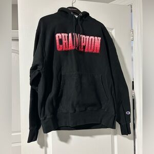 Champion Tracksuit with Bold Red Lettering